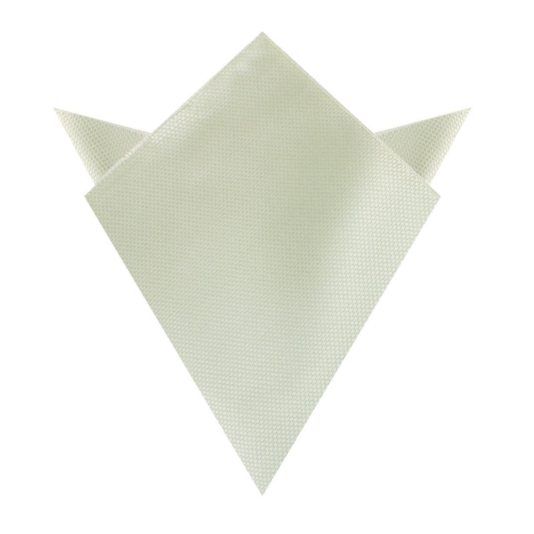 Sage Green Basket Weave Pocket Square