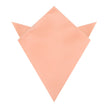 Salmon Frosty Pink Twill Pocket Square