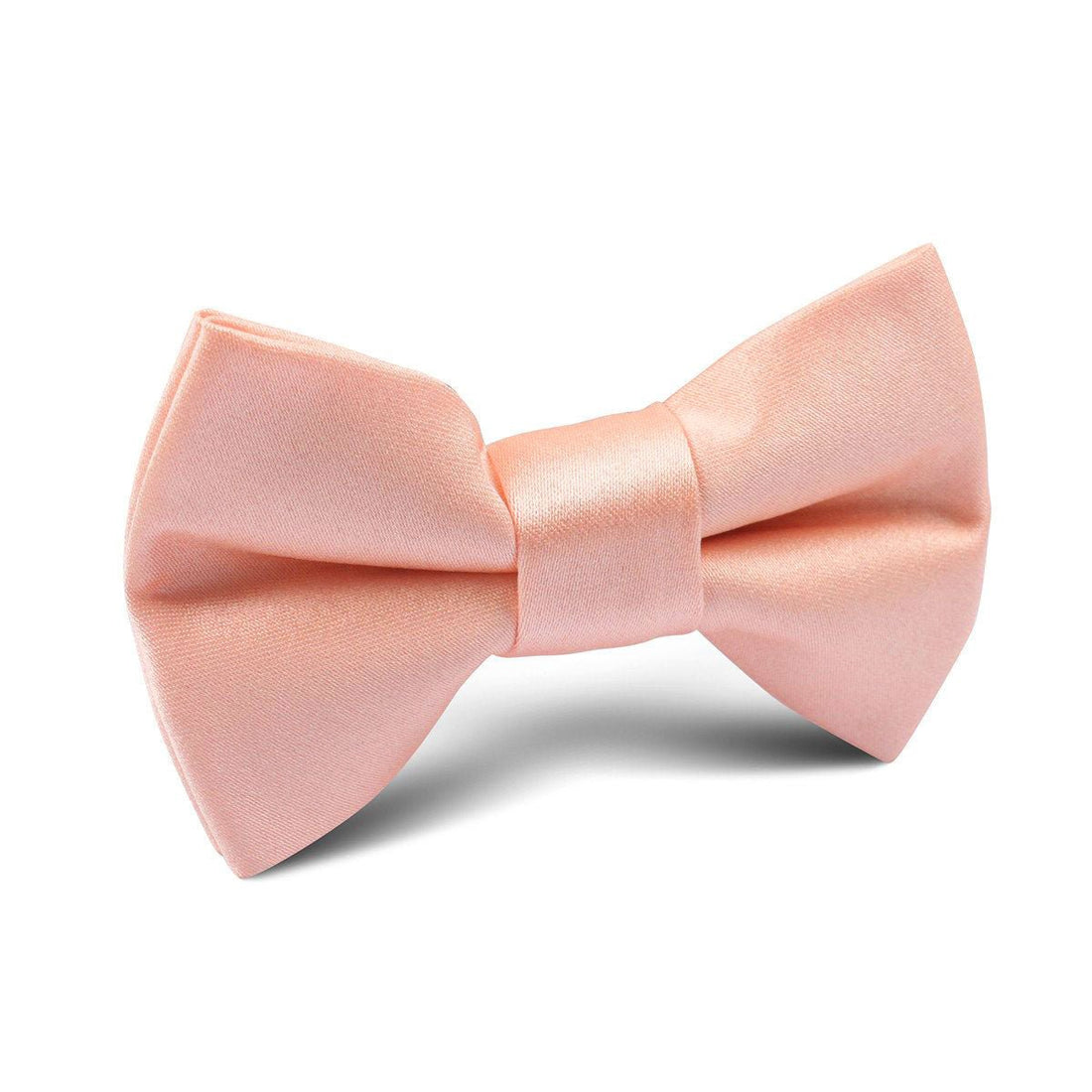 Salmon Satin Kids Bow Tie