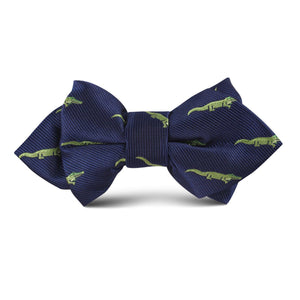 Saltwater Crocodile Kids Diamond Bow Tie