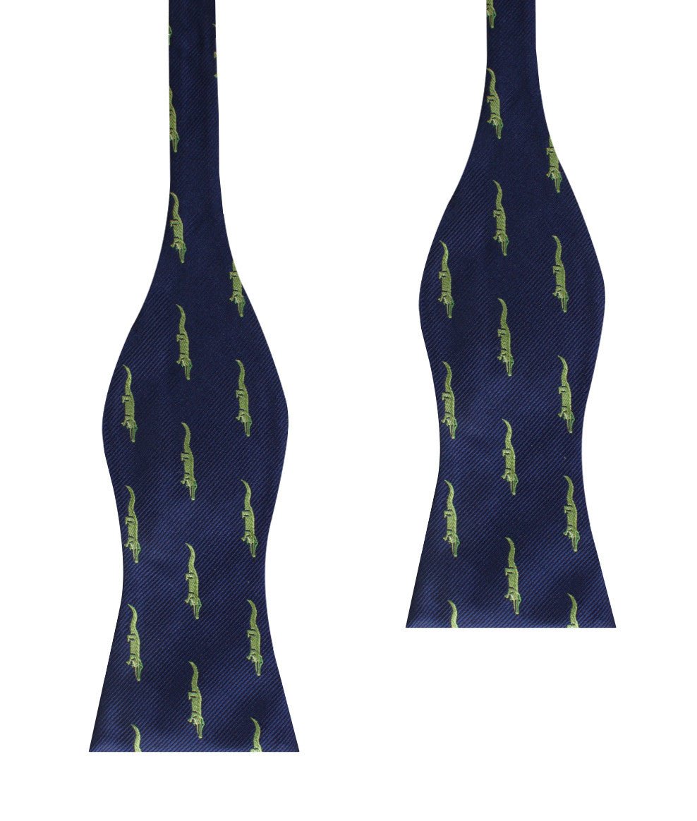 Saltwater Crocodile Self Bow Tie