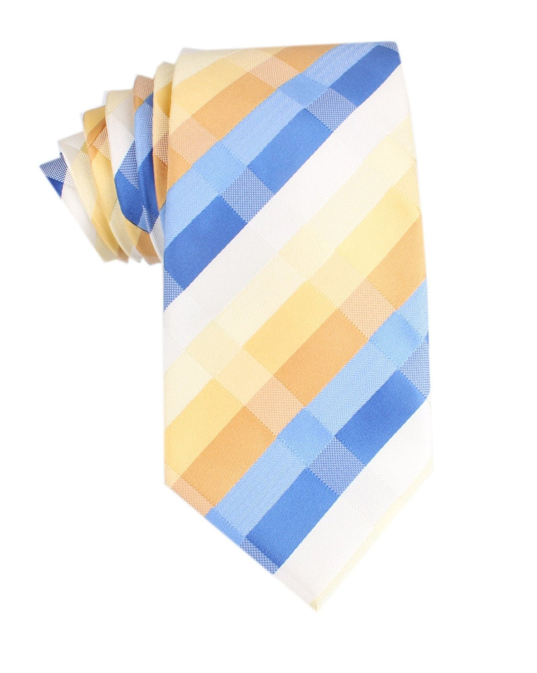 Sandy Checkered Necktie