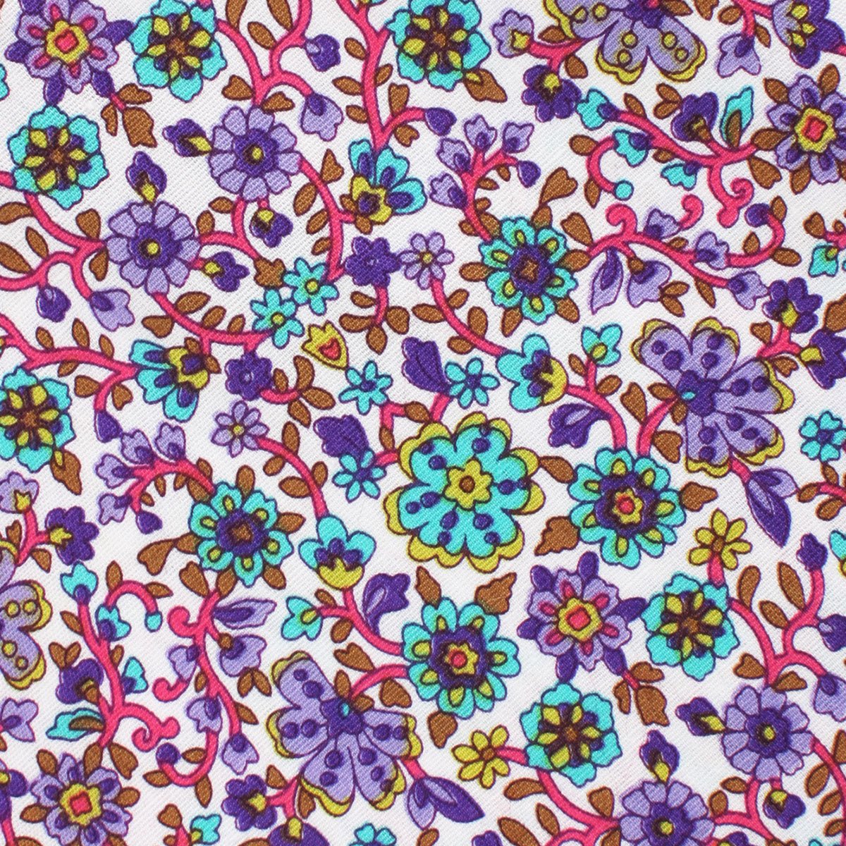 Sant Apollinare Floral Skinny Tie Fabric