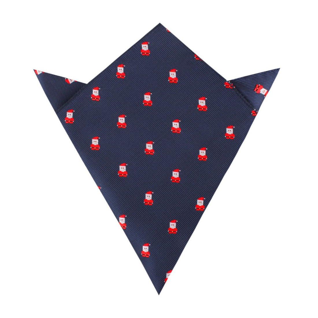 Santa Claus Pixel Pocket Square