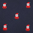 Santa Claus Pixel Skinny Tie Fabric