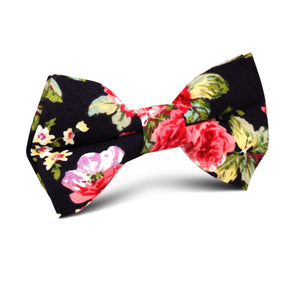 Santorini Pink Roses Kids Bow Tie