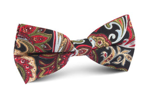 Sao Paulo Paisley Red Bow Tie