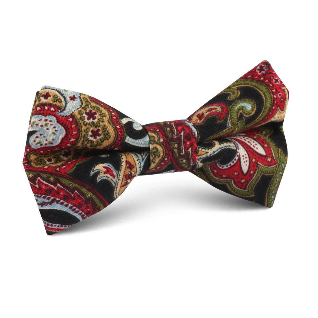 Sao Paulo Paisley Red Kids Bow Tie