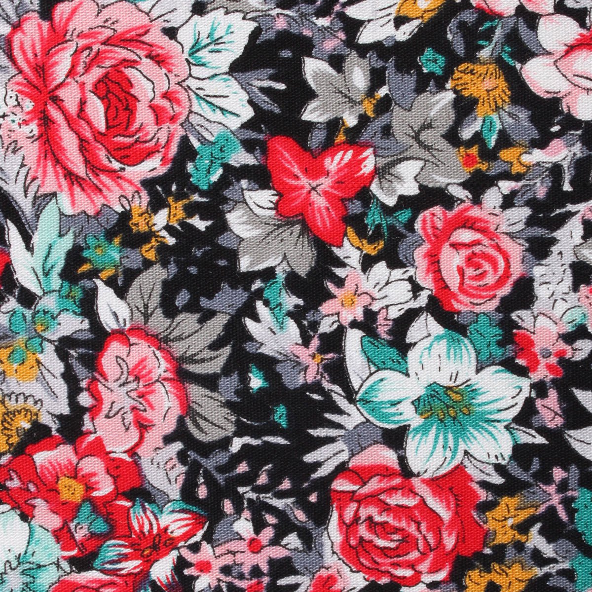 Sardinia Bloom Floral Fabric Necktie