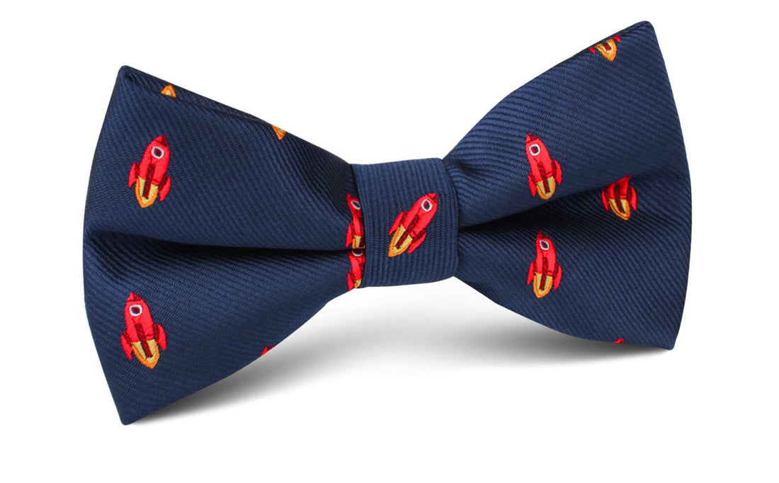 Saturn Red Rocket Bow Tie