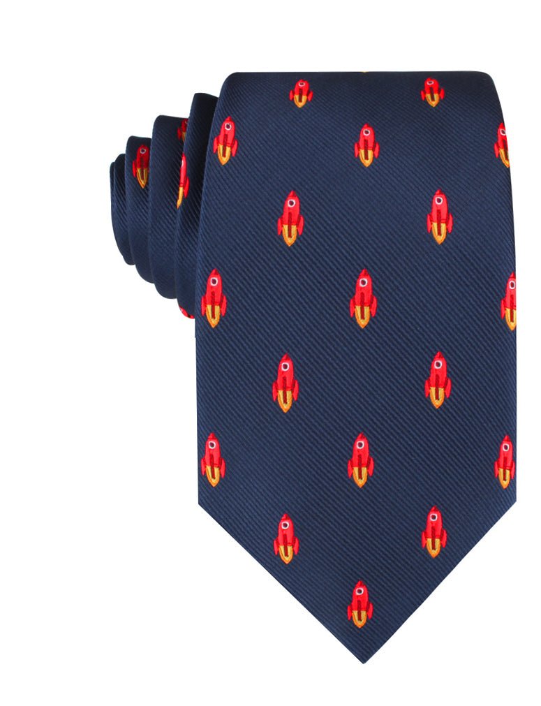 Saturn Red Rocket Necktie