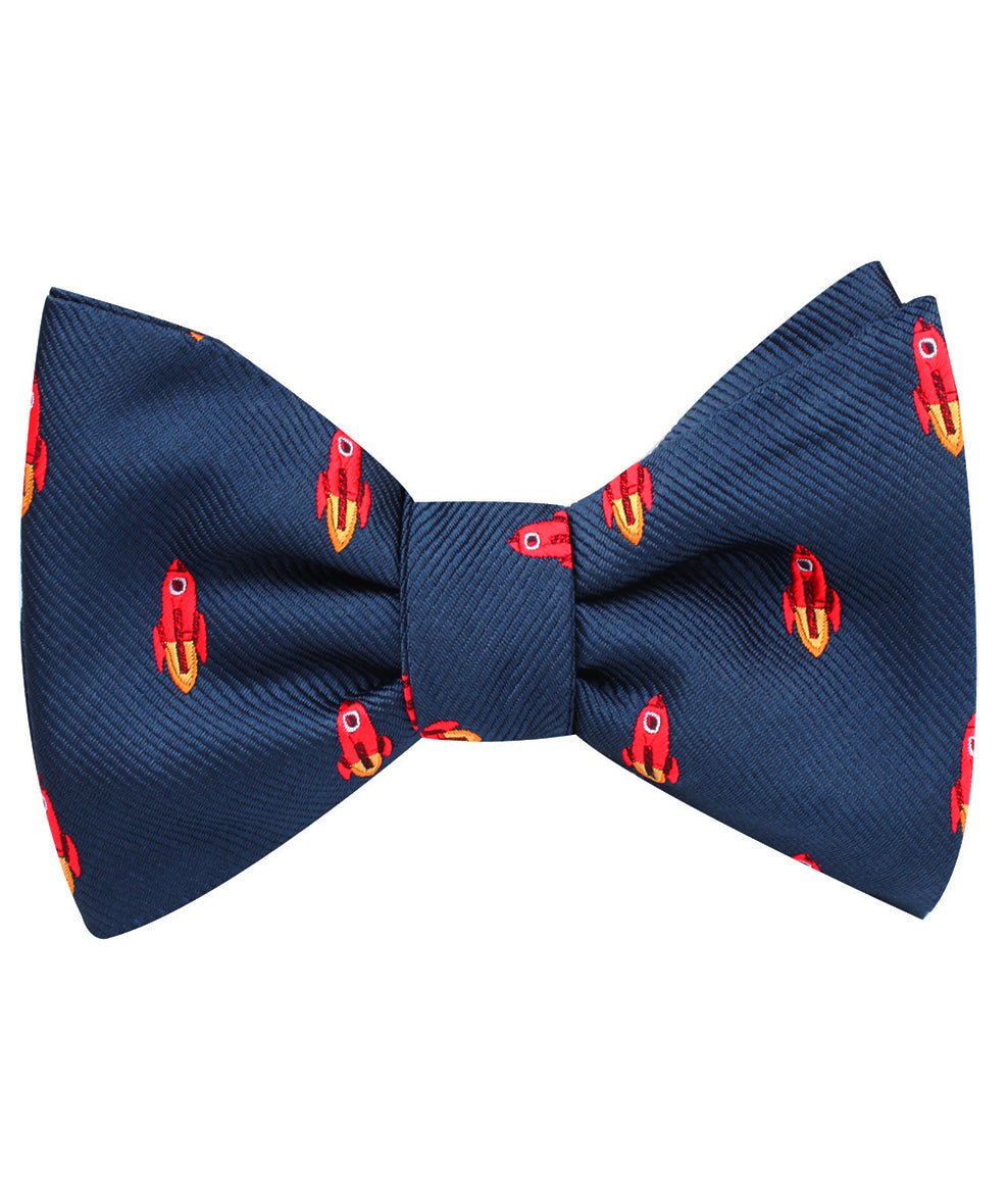 Saturn Red Rocket Self Tie Bow Tie