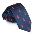 Saturn Red Rocket Skinny Tie