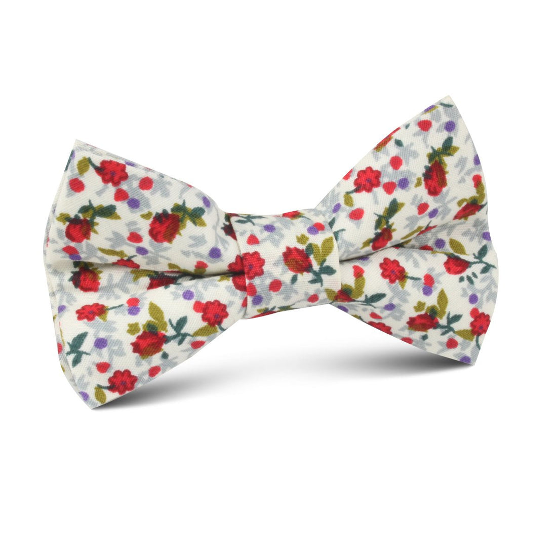 Scarlet Pimpernel Rose Kids Bow Tie