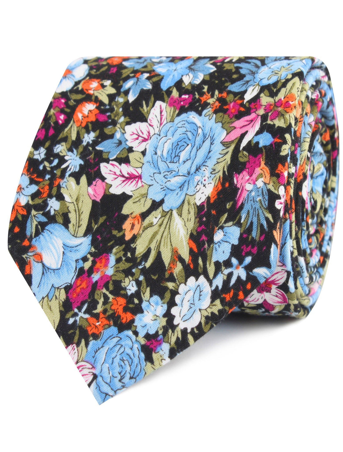 Scoglio D'Africa Violet Floral Necktie