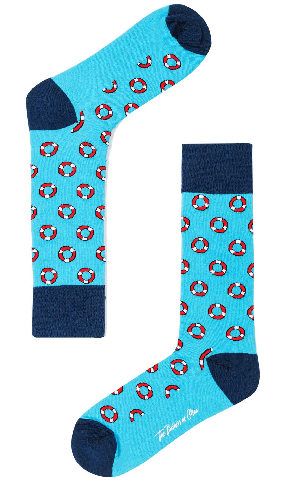 Sea Blue Nautical Float Socks