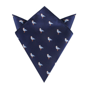 Seagull Bird Pocket Square