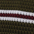 Penn Army Green Knitted Tie Fabric