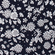 Seoul Forest Dark Navy Floral Self Bow Tie Fabric