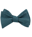 Seychelles Teal Anchor Self Tied Bow Tie