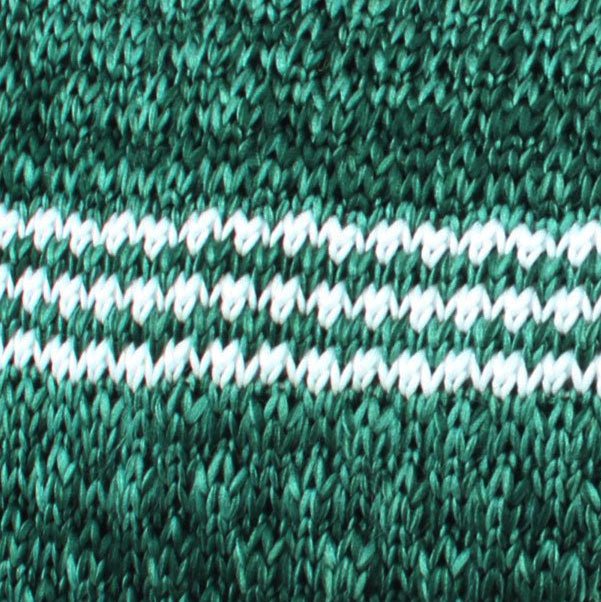 Sherwood Forest Green Knitted Tie Fabric