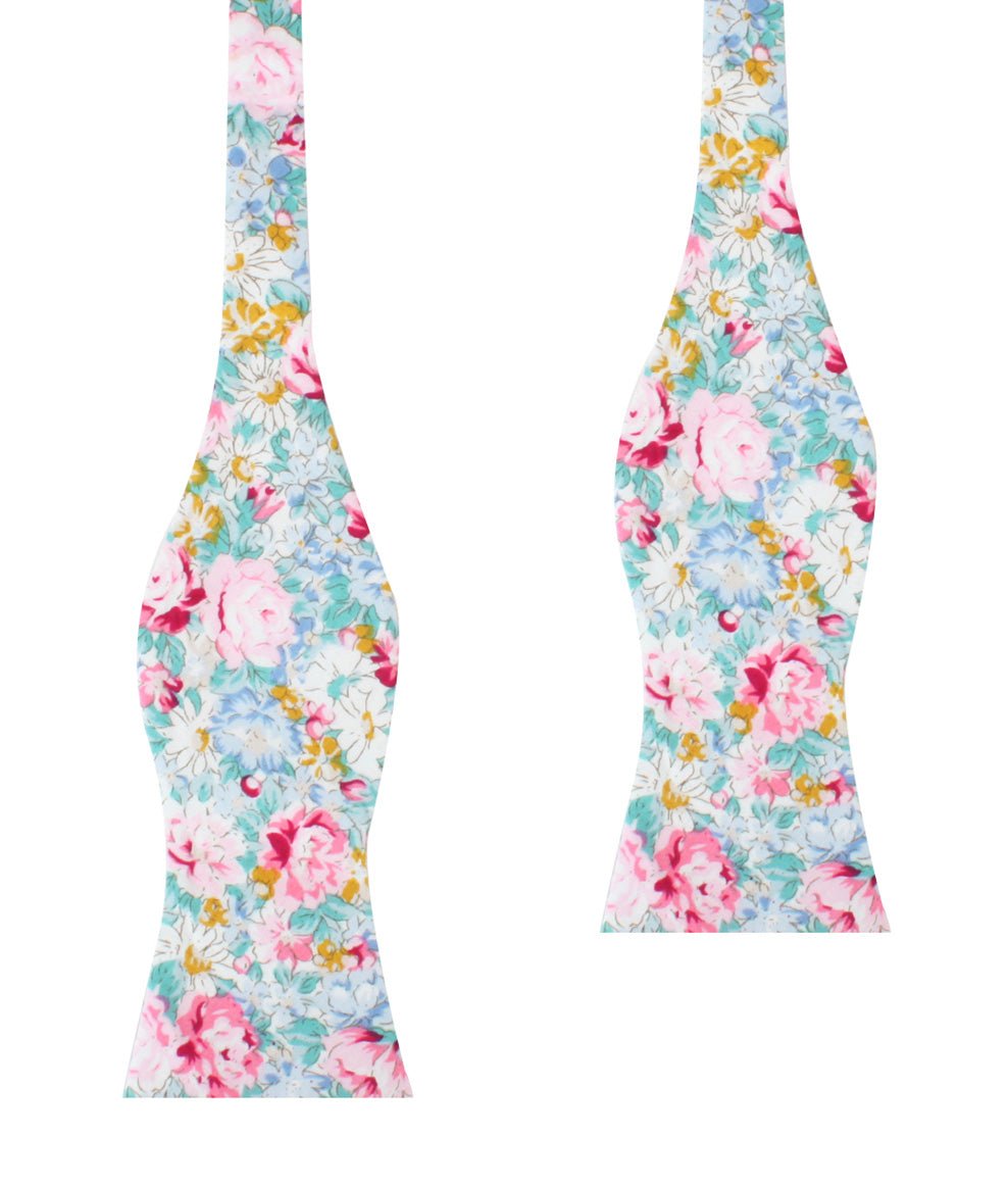 Shinjuku Floral Self Bow Tie