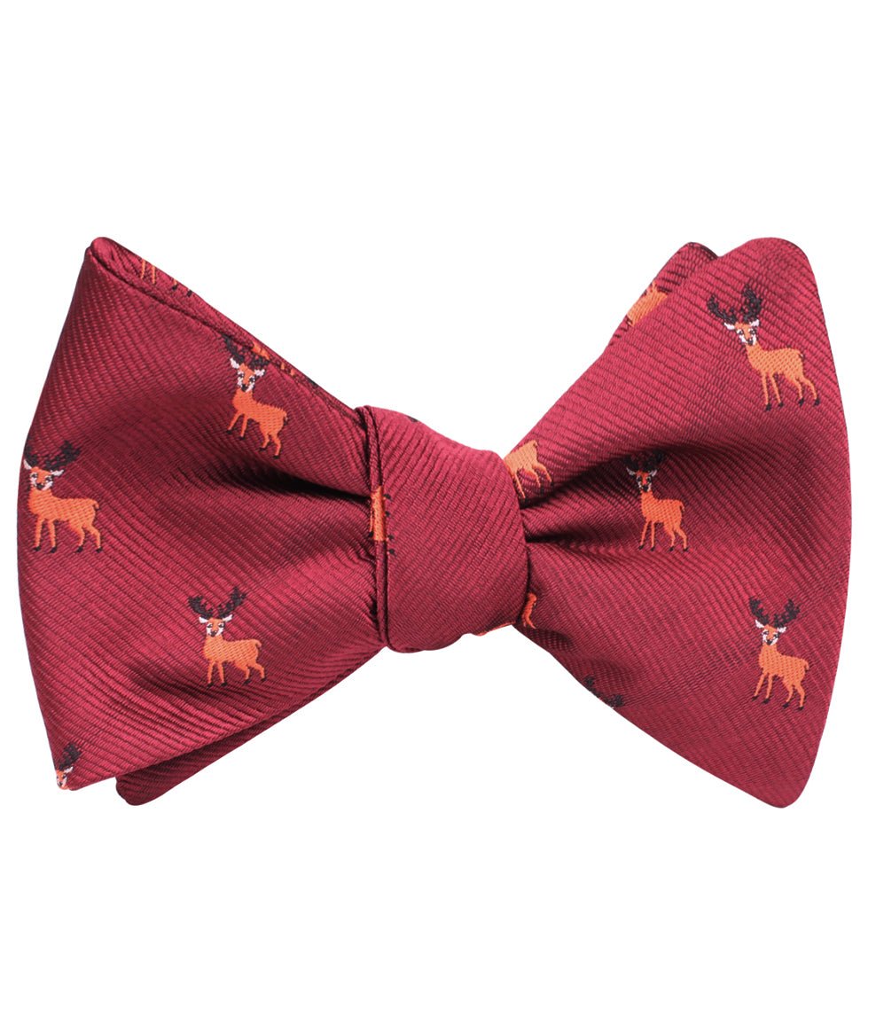 Siberian Reindeer Self Tie Bow Tie