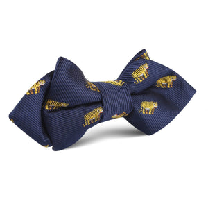 Siberian Tiger Diamond Bow Tie