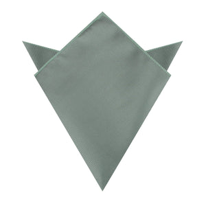 Silver Sage Twill Pocket Square