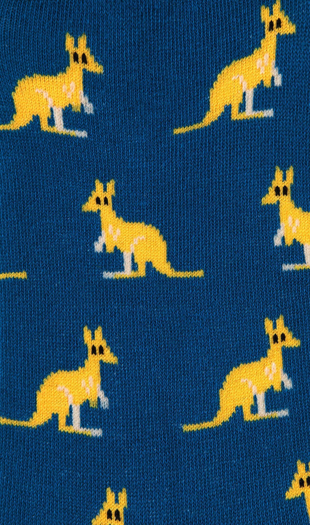 Aussie Kangaroo Low Cut Socks Pattern Fabric