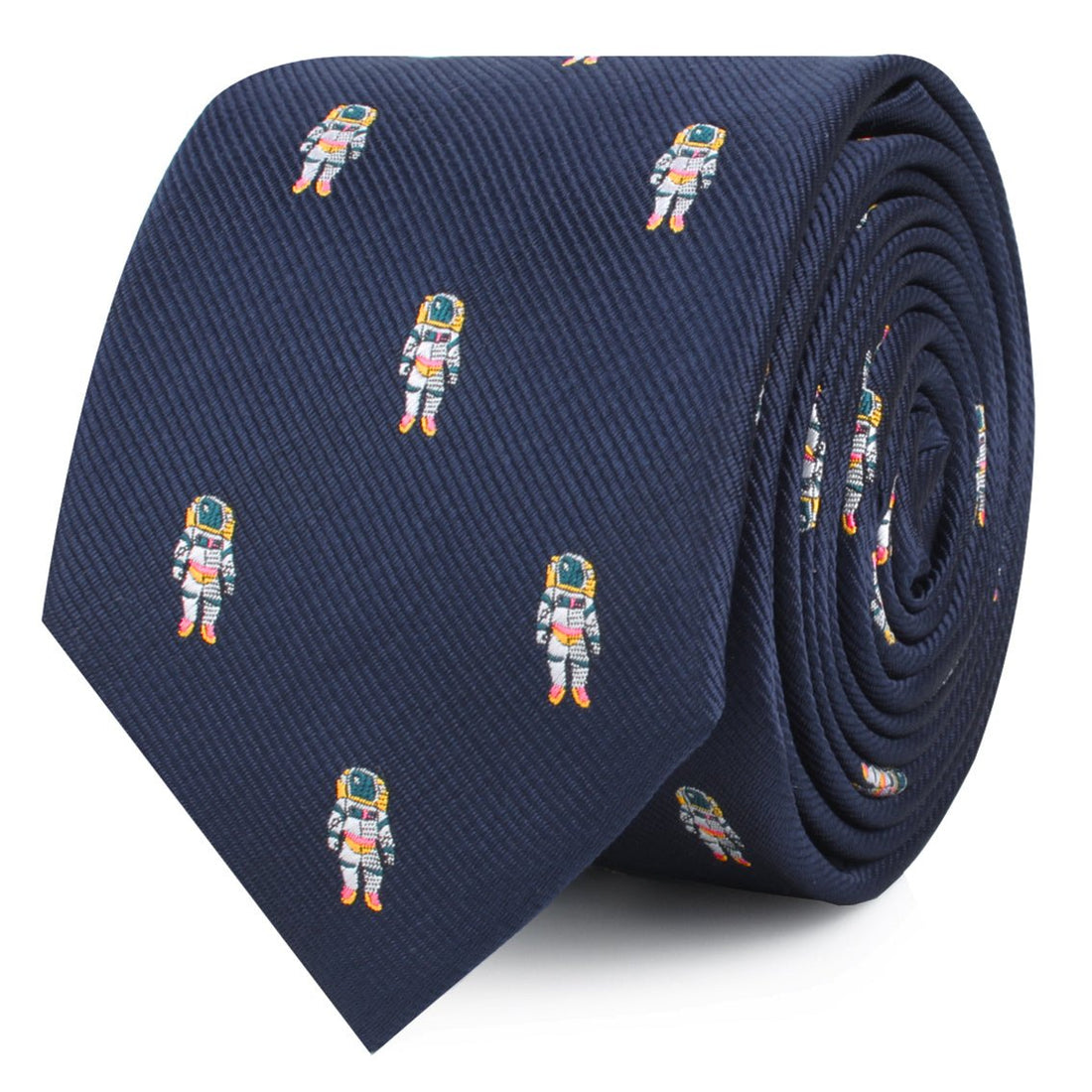 Man on the Moon Space Suit Skinny Ties