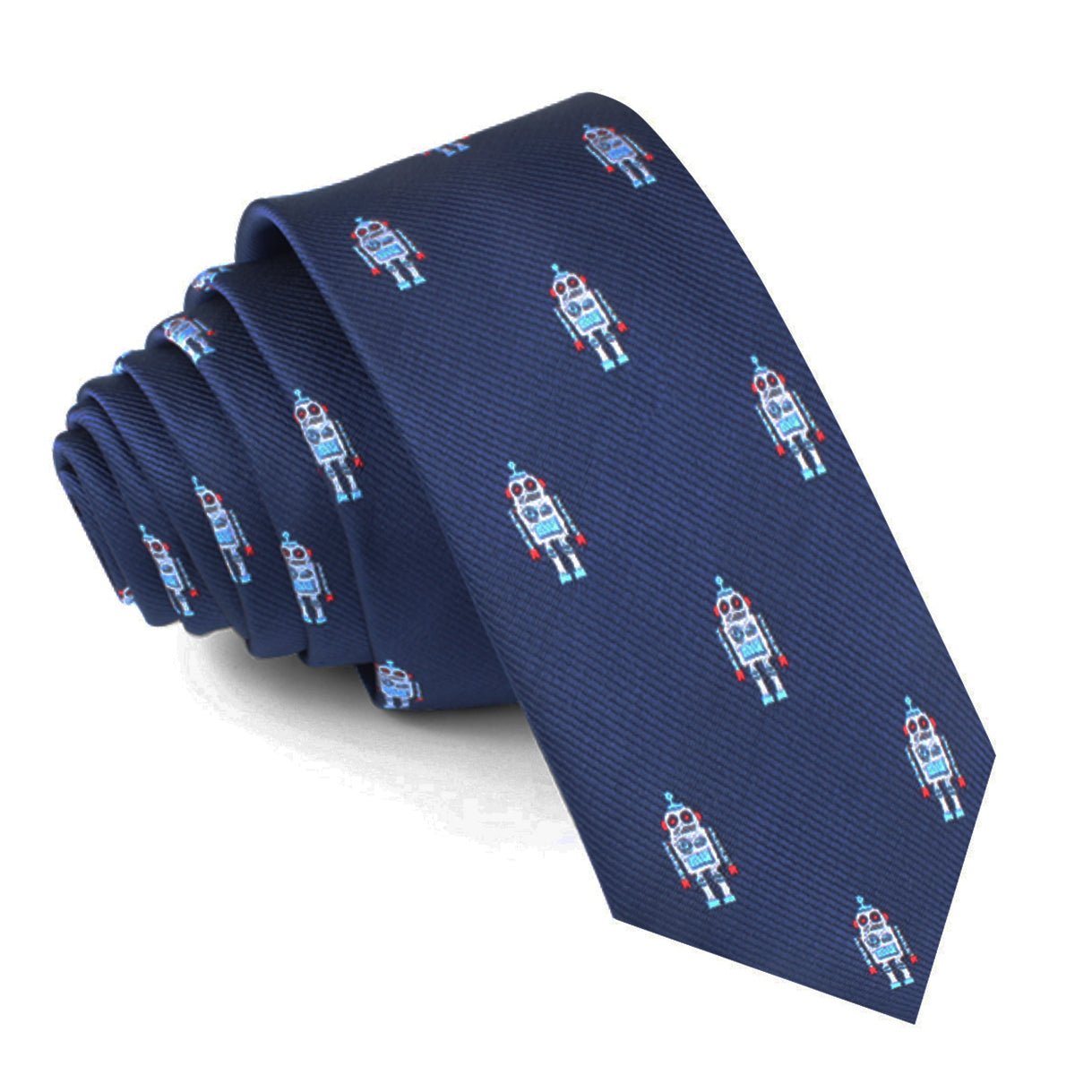 Space Robot Skinny Tie