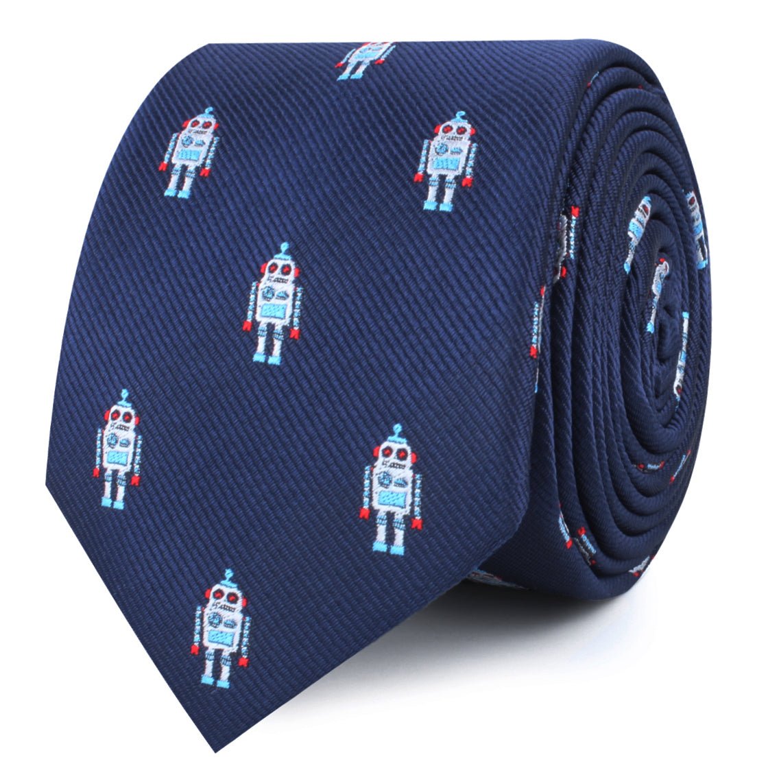 Space Robot Skinny Ties