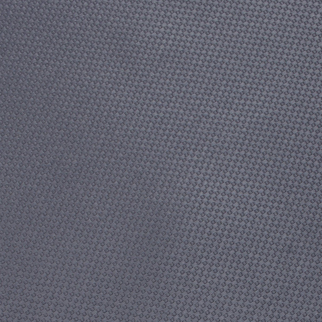 Slate Grey Charcoal Basket Weave Necktie Fabric