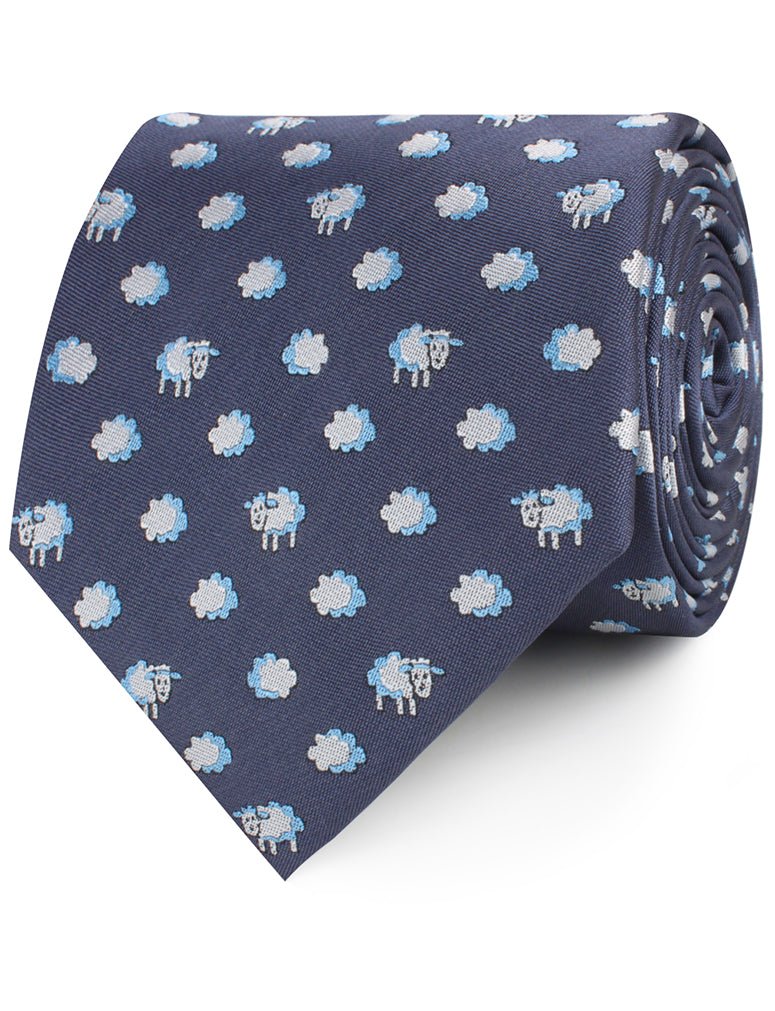 Sleepy Sheep Grey Neckties