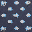 Sleepy Sheep Grey Self Bow Tie Fabric