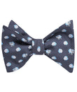 Sleepy Sheep Grey Self Tie Bow Tie