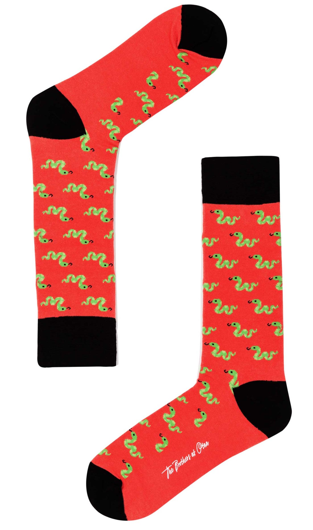 Snake In The Grass Lava Socks