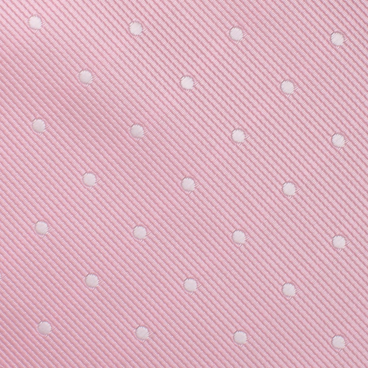 Soft Pink Polka Dots Bow Tie Fabric