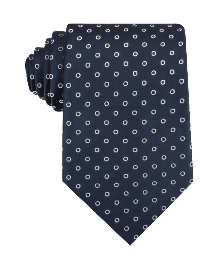 St Barts Navy Polka Dot Necktie