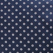 St Barts Navy Polka Dot Necktie Fabric