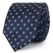 St Barts Navy Polka Dot Skinny Ties