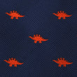 Stegosaurus Dinosaur Necktie Fabric