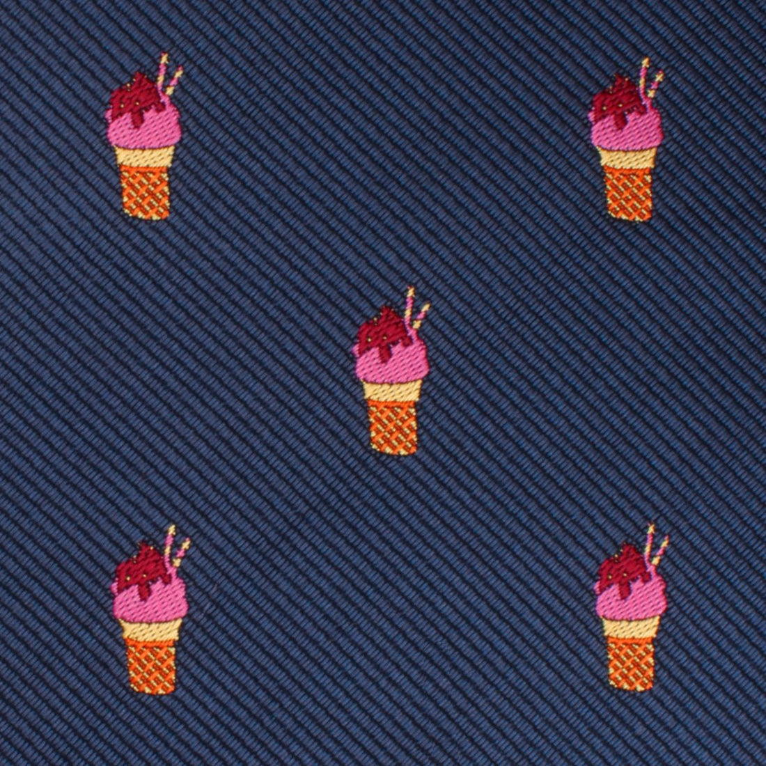 Sunday Ice Cream Skinny Tie Fabric