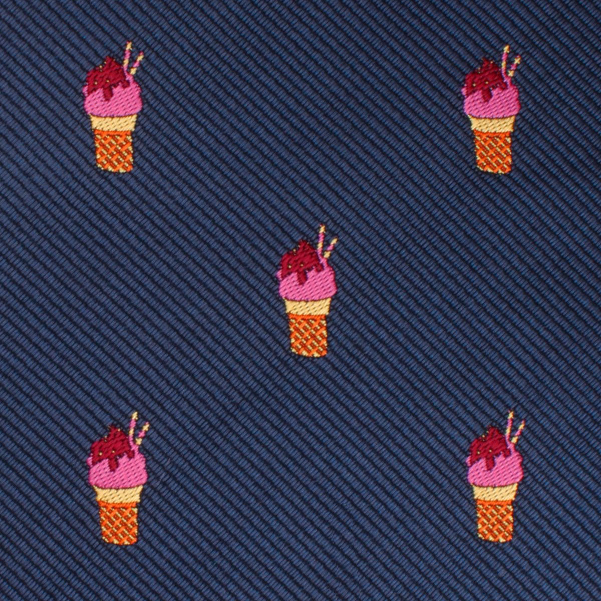 Sunday Ice Cream Skinny Tie Fabric