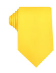 Sunflower Chrysanthemum Yellow Satin Necktie