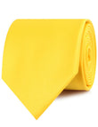 Sunflower Chrysanthemum Yellow Satin Neckties