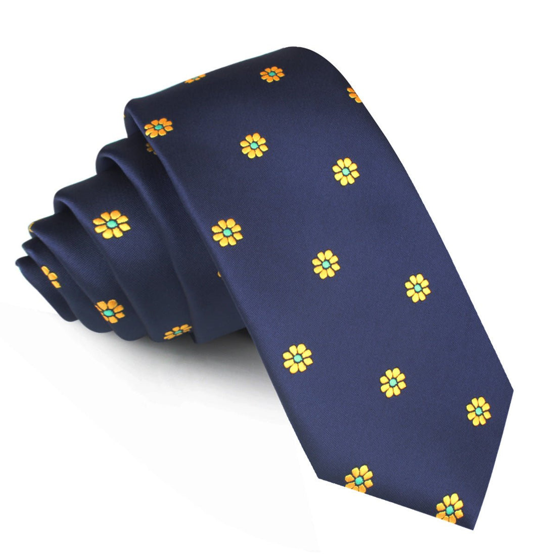 Sunflower Skinny Tie