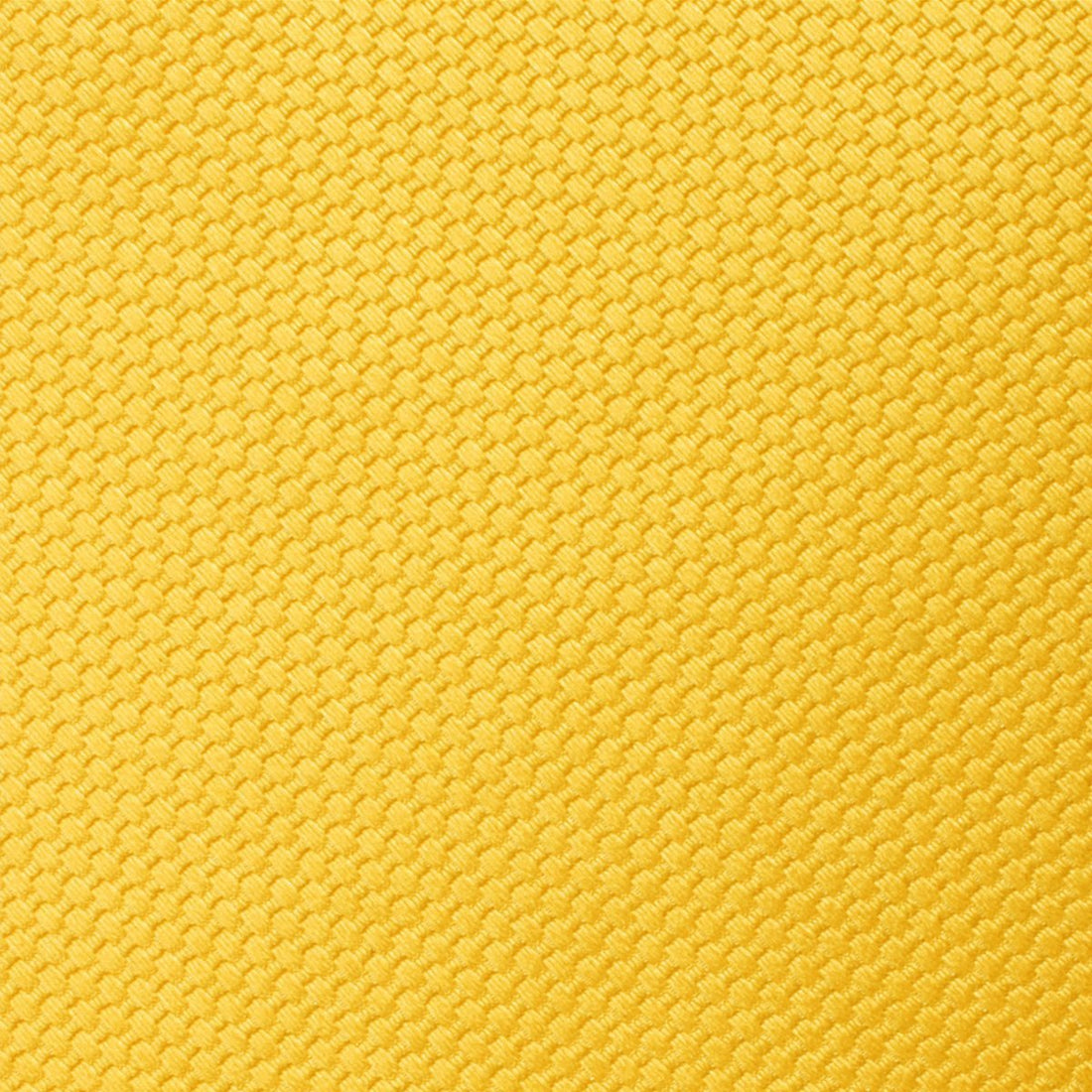 Sunflower Yellow Basket Weave Skinny Tie Fabric