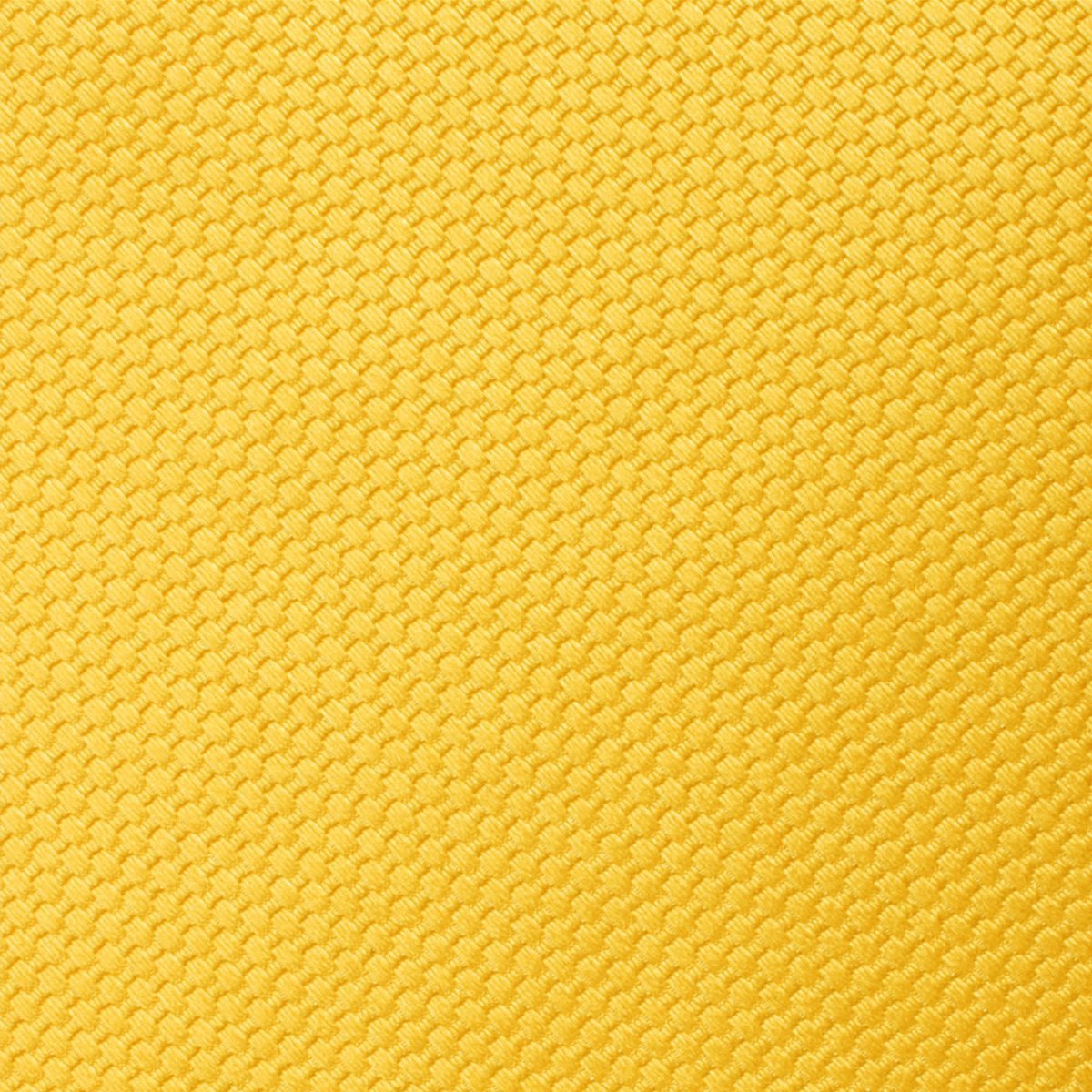 Sunflower Yellow Basket Weave Skinny Tie Fabric